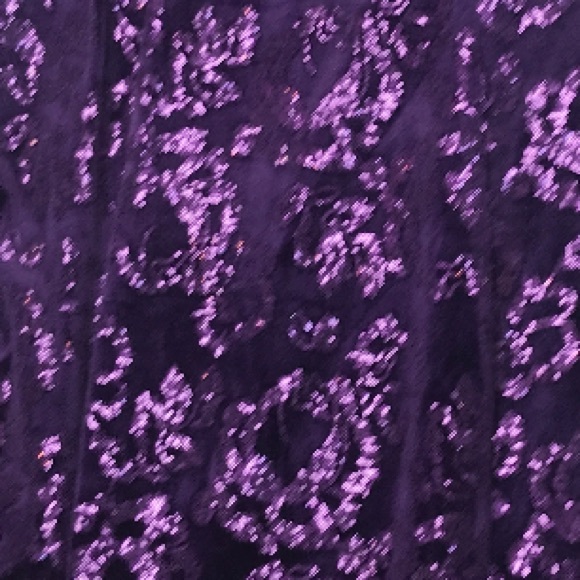 Montage by MON CHERI PURPLE sequins MOB LONG SLEEVE GOWN - Picture 6 of 16